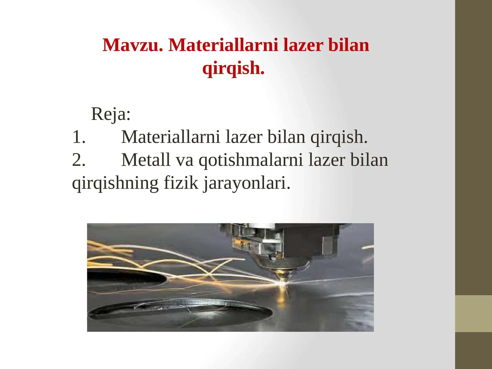 Mаtеriаllаrni lаzеr bilan qirqish 1