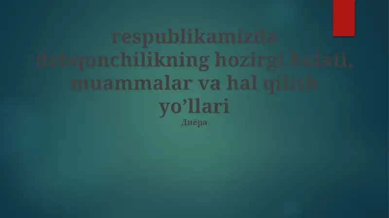 Yechimlar 1