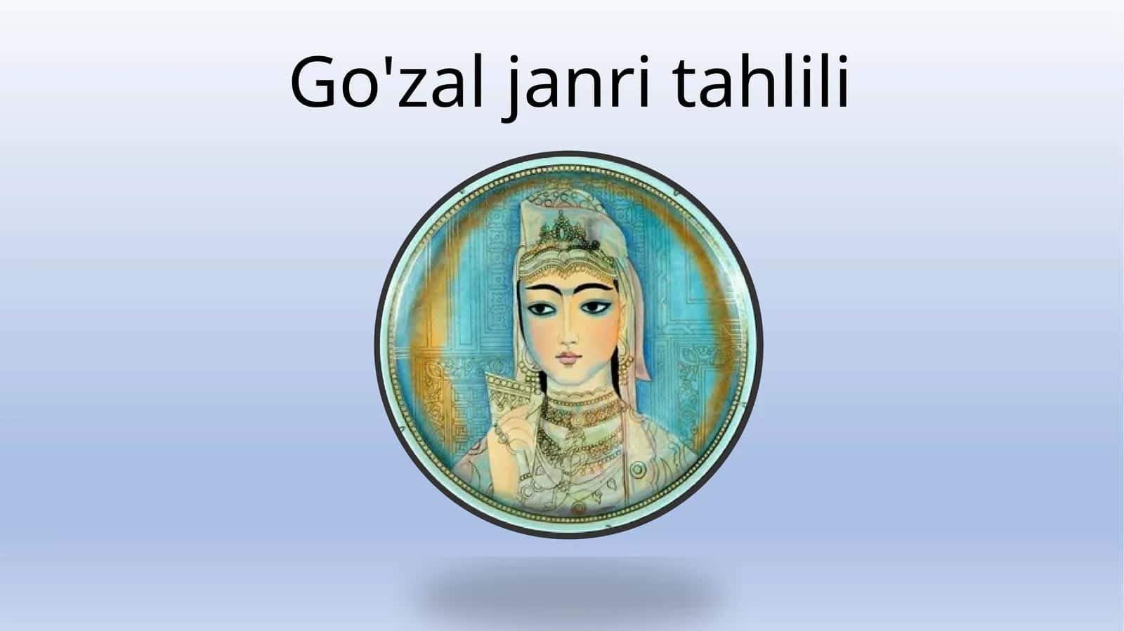 Go'zal janri tahlili 1