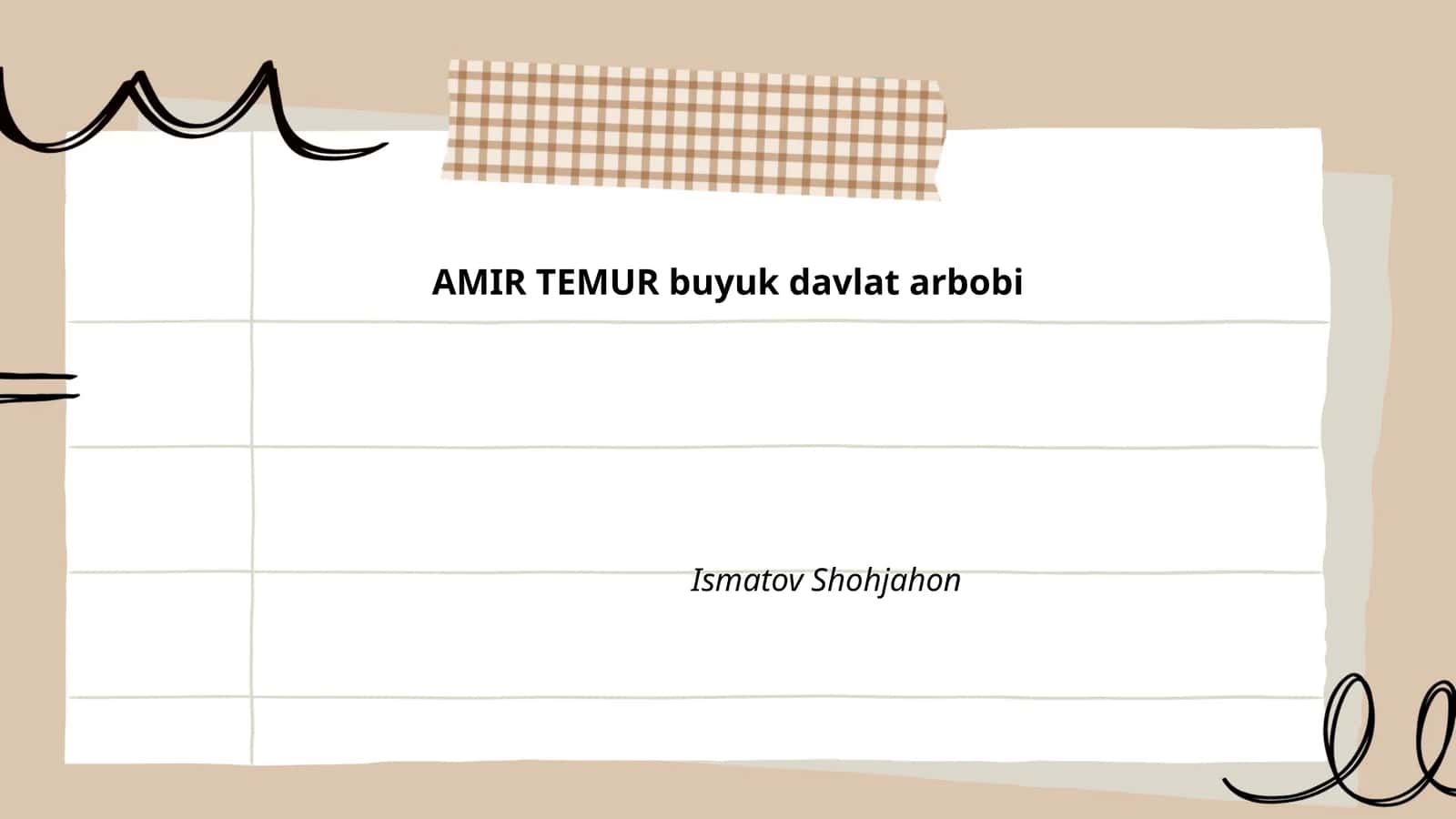 AMIR TEMUR buyuk davlat arbobi 1