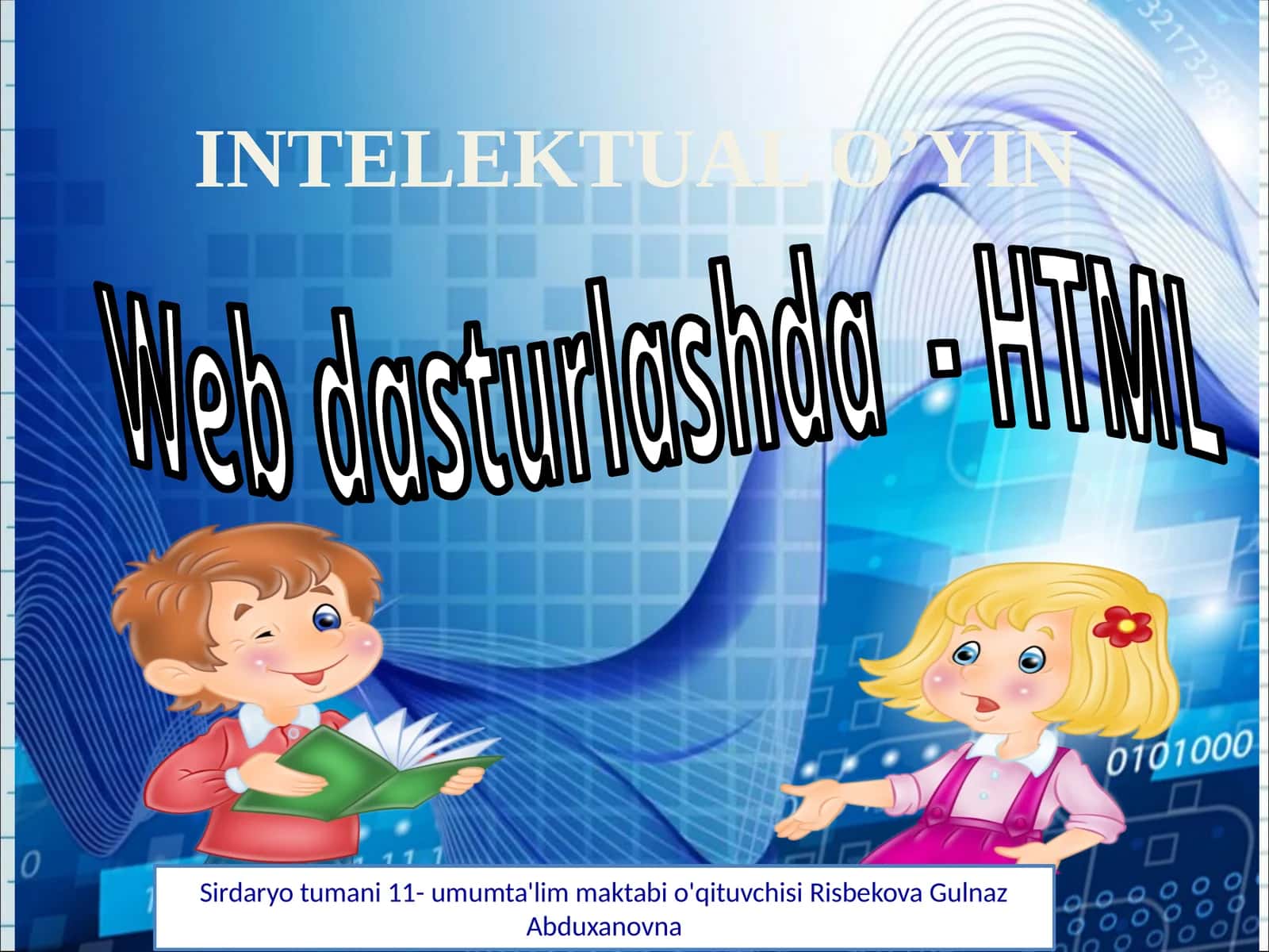 INTELEKTUAL O’YIN 1