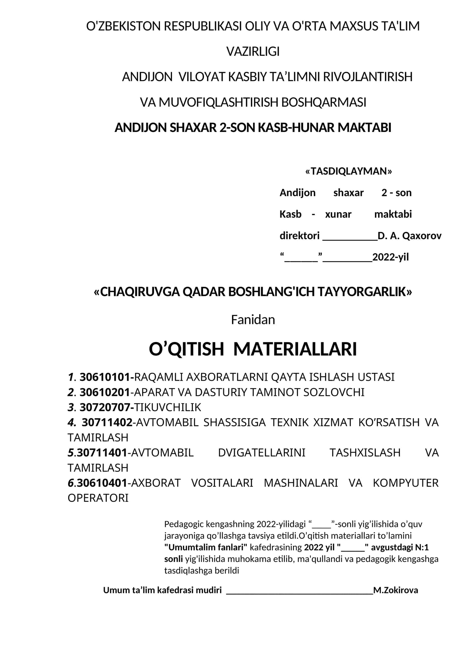 AXBORATLARNI QAYTA ISHLASH USTASI 1