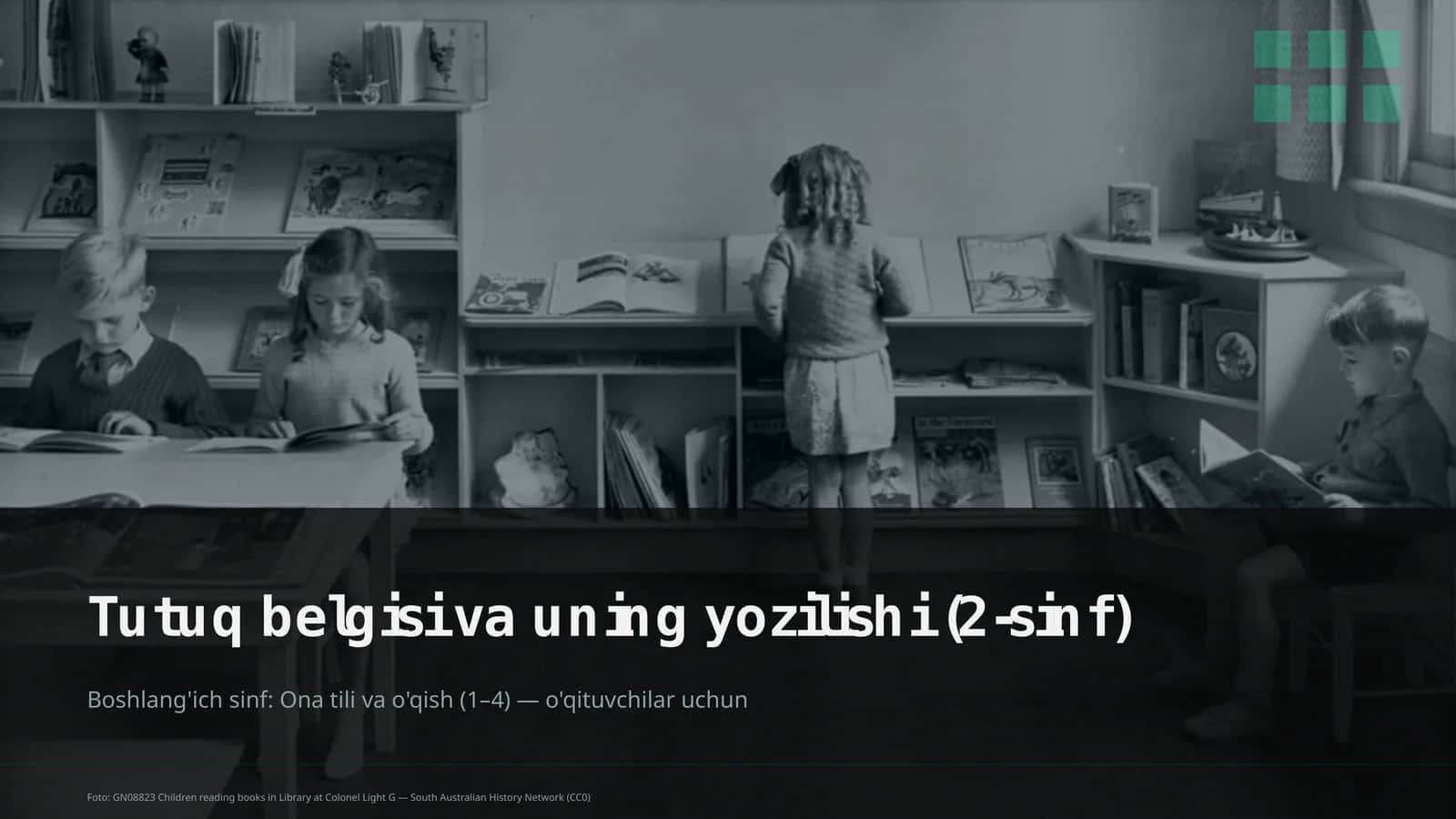 Tutuq belgisi va uning yozilishi (2-sinf) 1