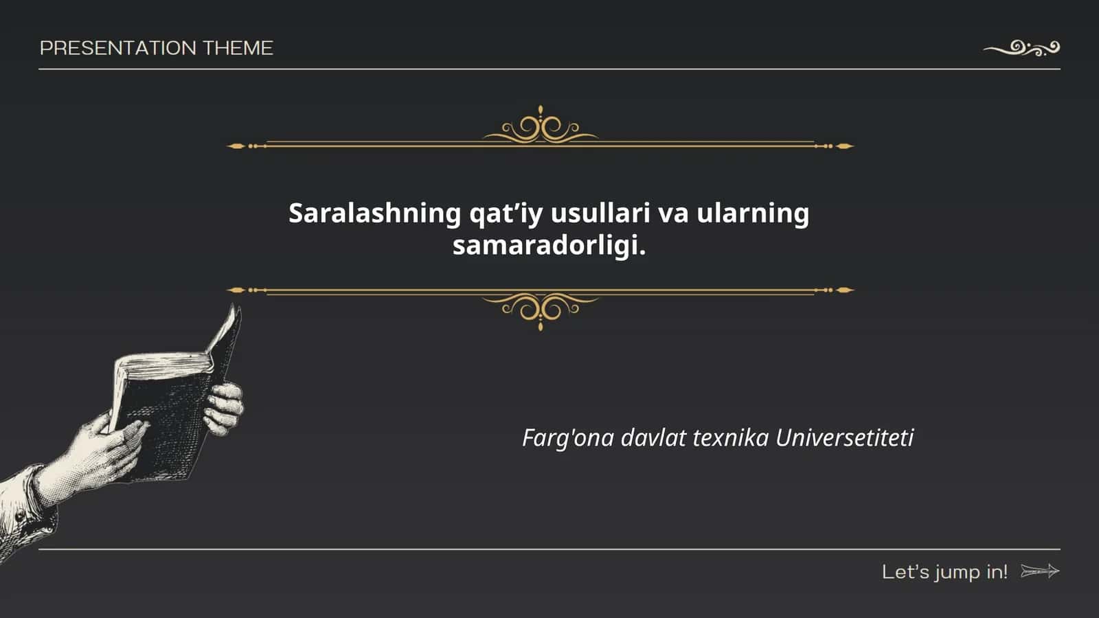Saralash algoritmlarining turlari 1