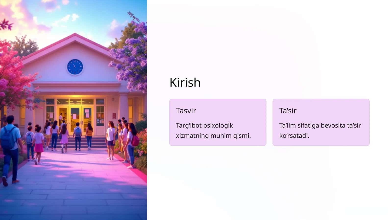 Ta'lim tizimida psixologik targ'ibot 1