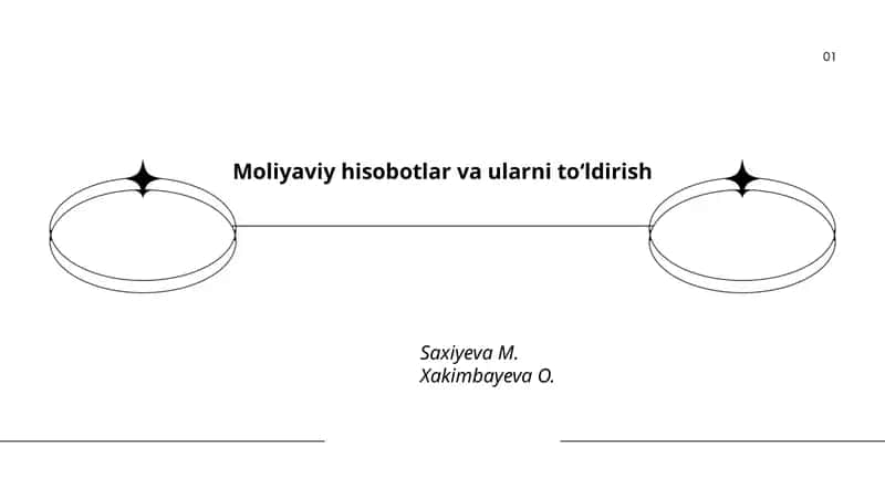 Moliyaviy hisobotlar va ularni toʻldirish 1