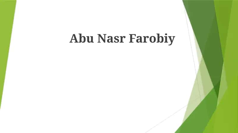 Abu Nasr Farobiy 1