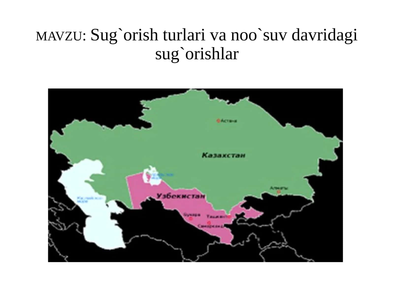 Sug`orish turlari va noo`suv davridagi sug`orishlar 1