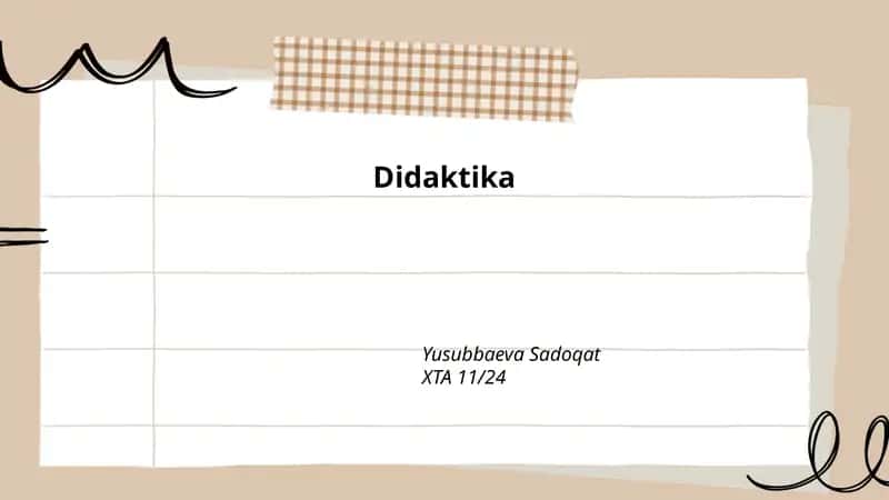 Didaktika 1