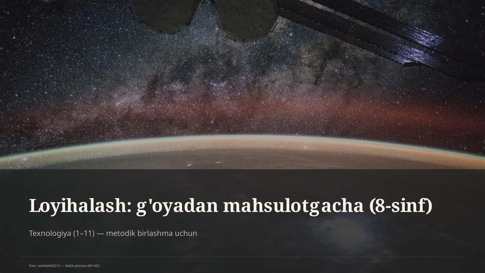 G'oyadan mahsulotgacha (8-sinf) 1