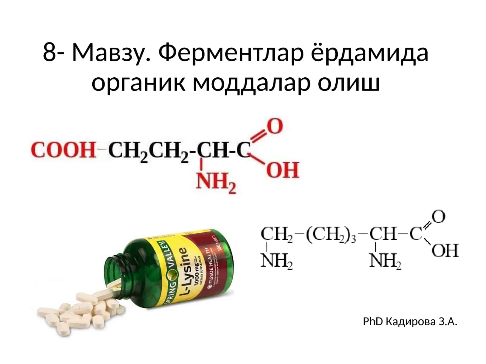 Ферментлар ёрдамида органик моддалар олиш 1