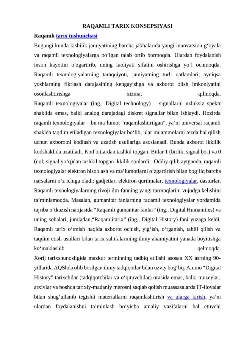 RAQAMLI TARIX KONSEPSIYASI 1