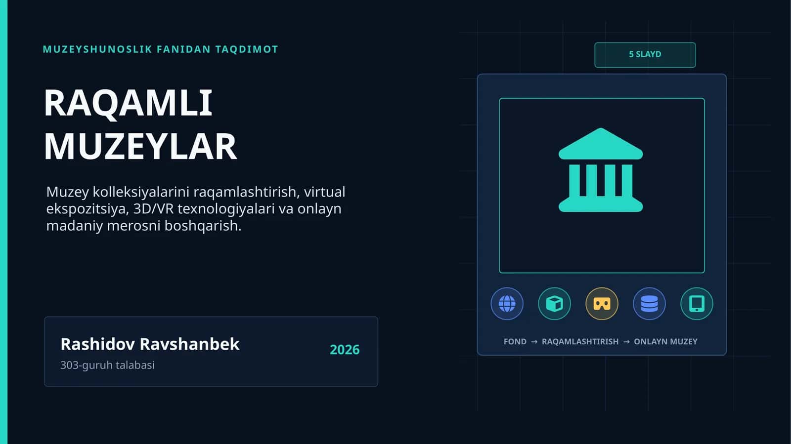 Raqamli Muzeylar 1