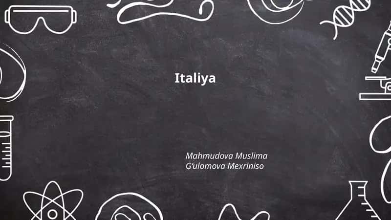 Geography of Italiya 1