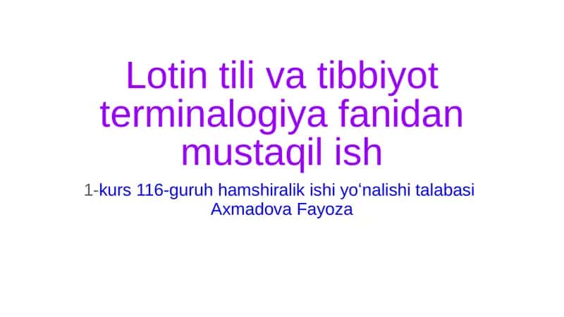 Lotin alifbosi 1
