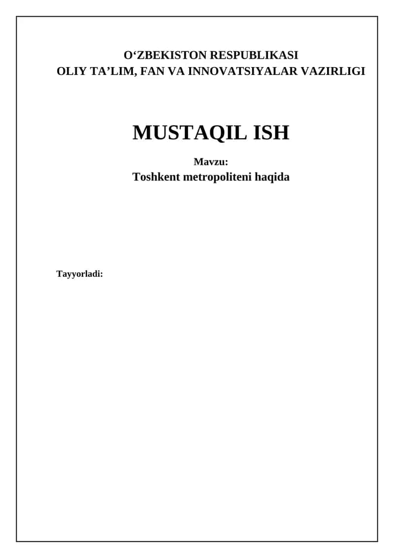Toshkent Metropoliteni: Tarix va Rivojlanish 1
