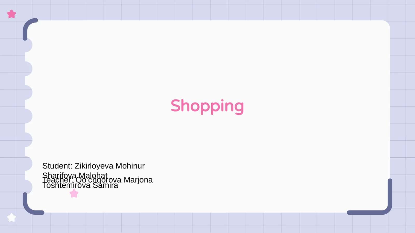 Shopping 1