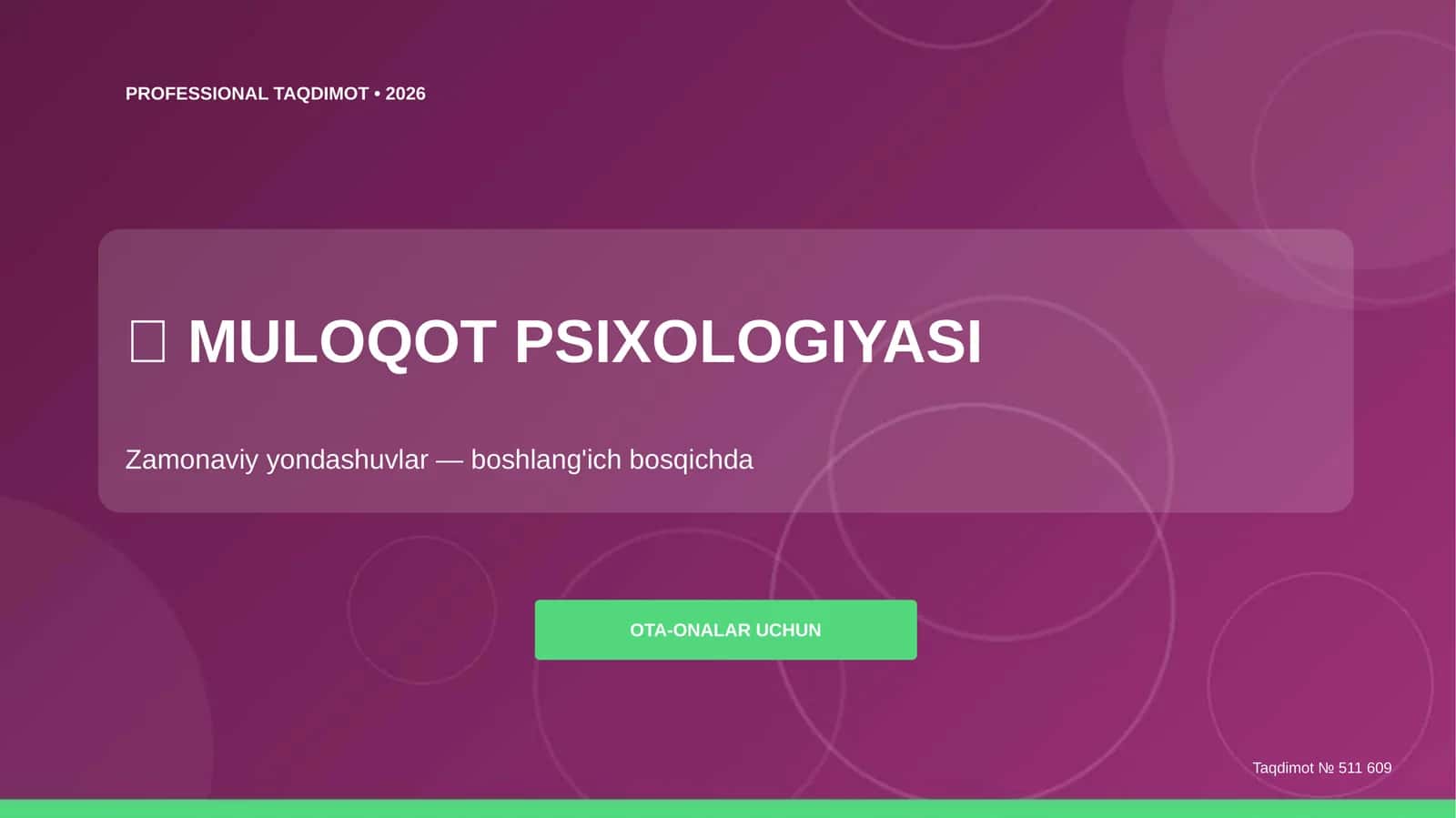 MULOQOT PSIXOLOGIYASI 1