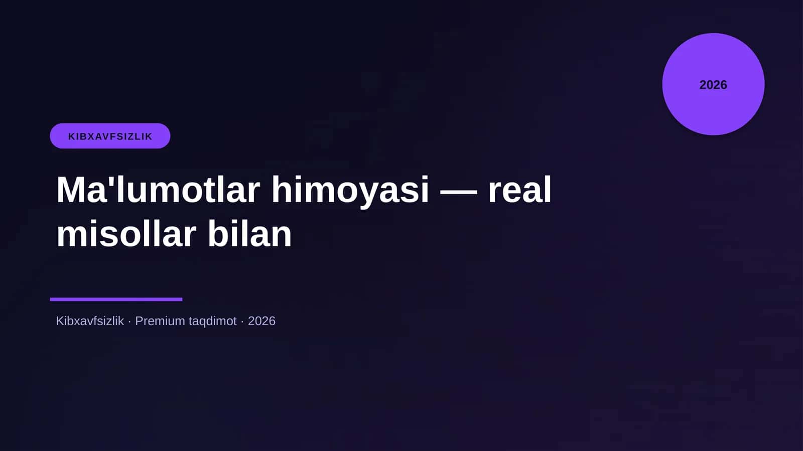 KIBXAVFSIZLIK 1