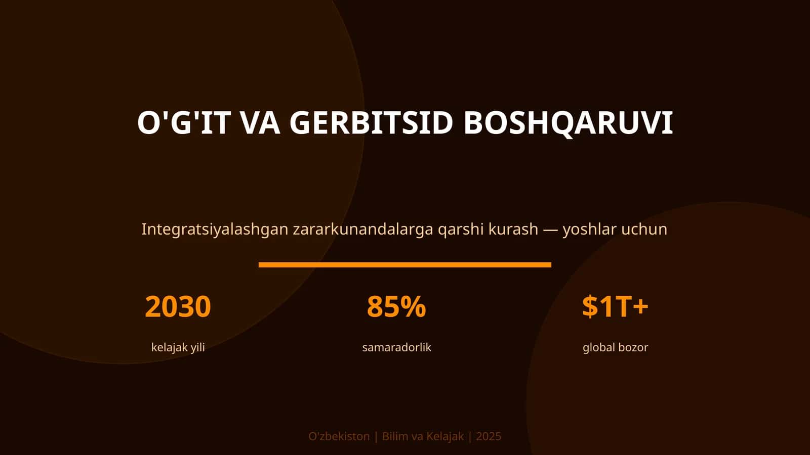 O'g'it va gerbitsid boshqaruv 1