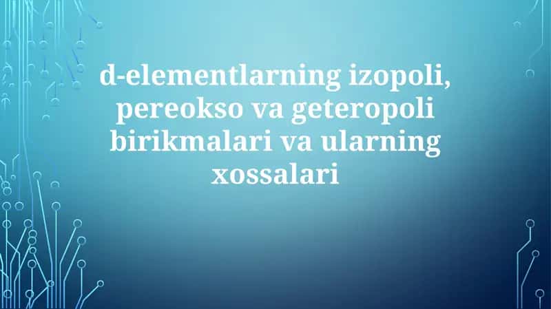 Geteropolit birikmalar 1