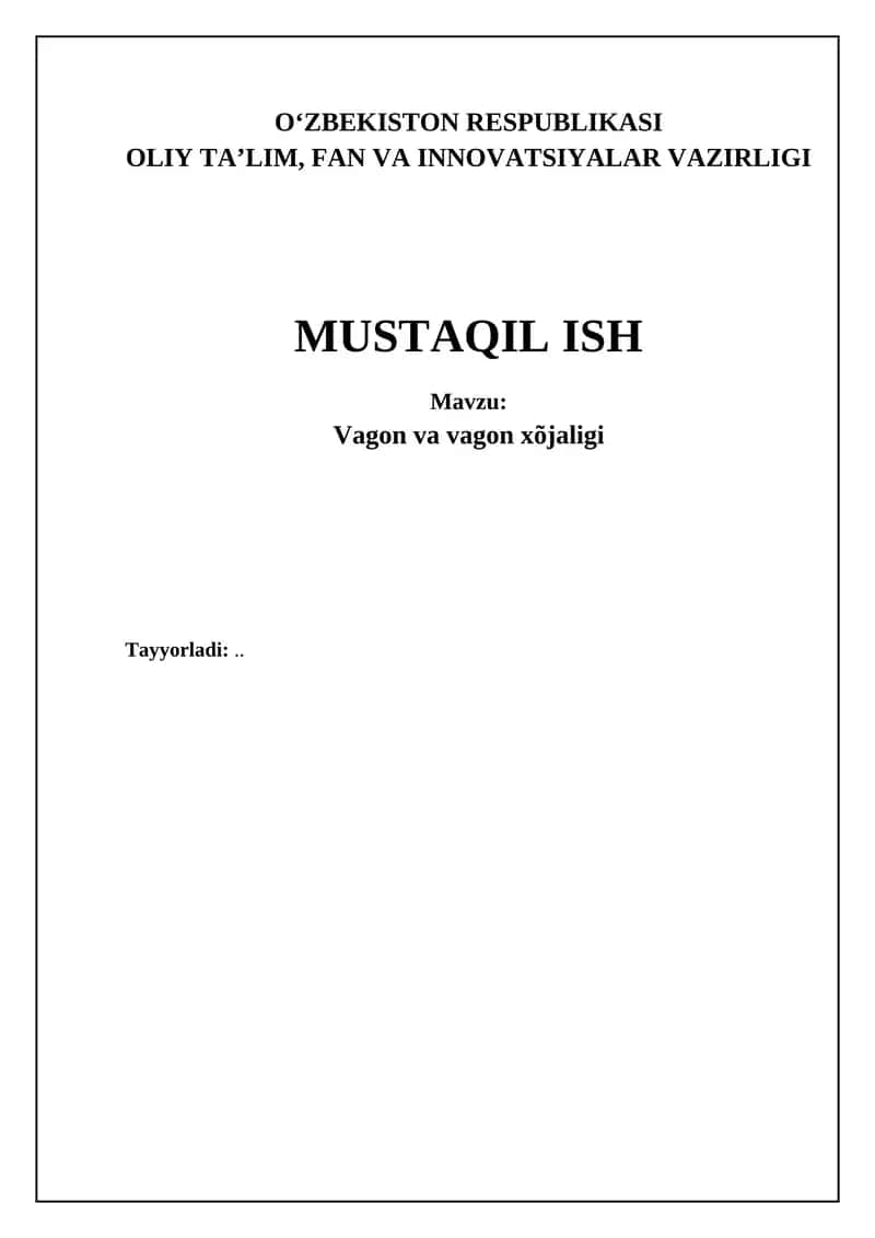 Avtomobil texnik xizmati va ta'miri 1