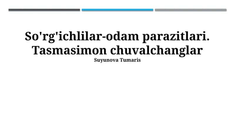 Tasma qurtlar 1