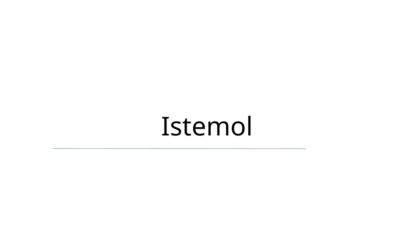 Istemol 1