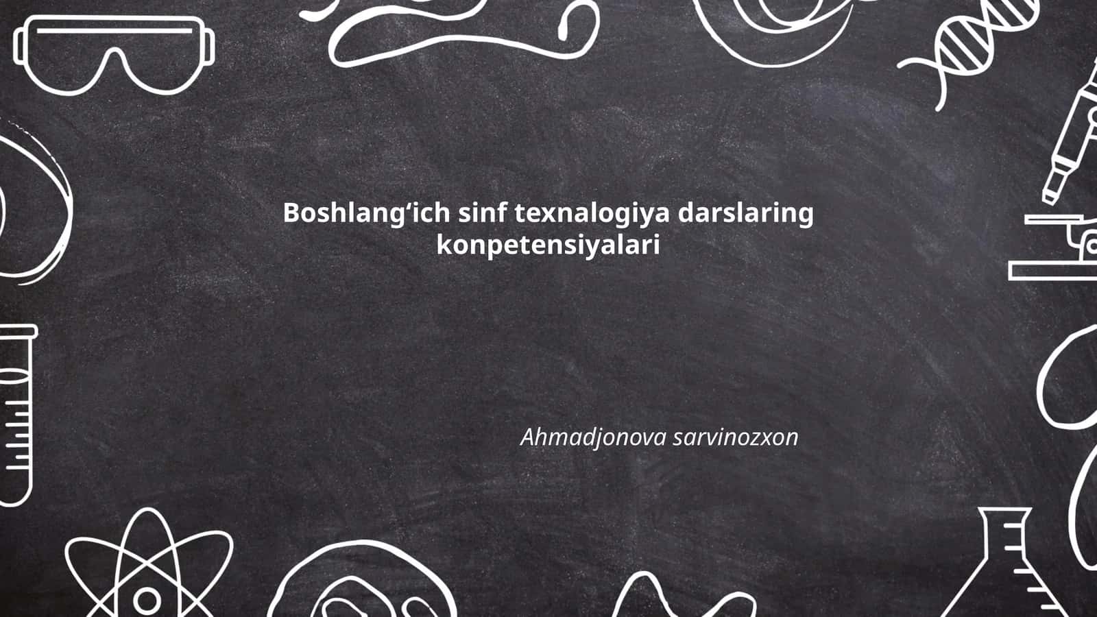 Mehnatni tashkil etish 1