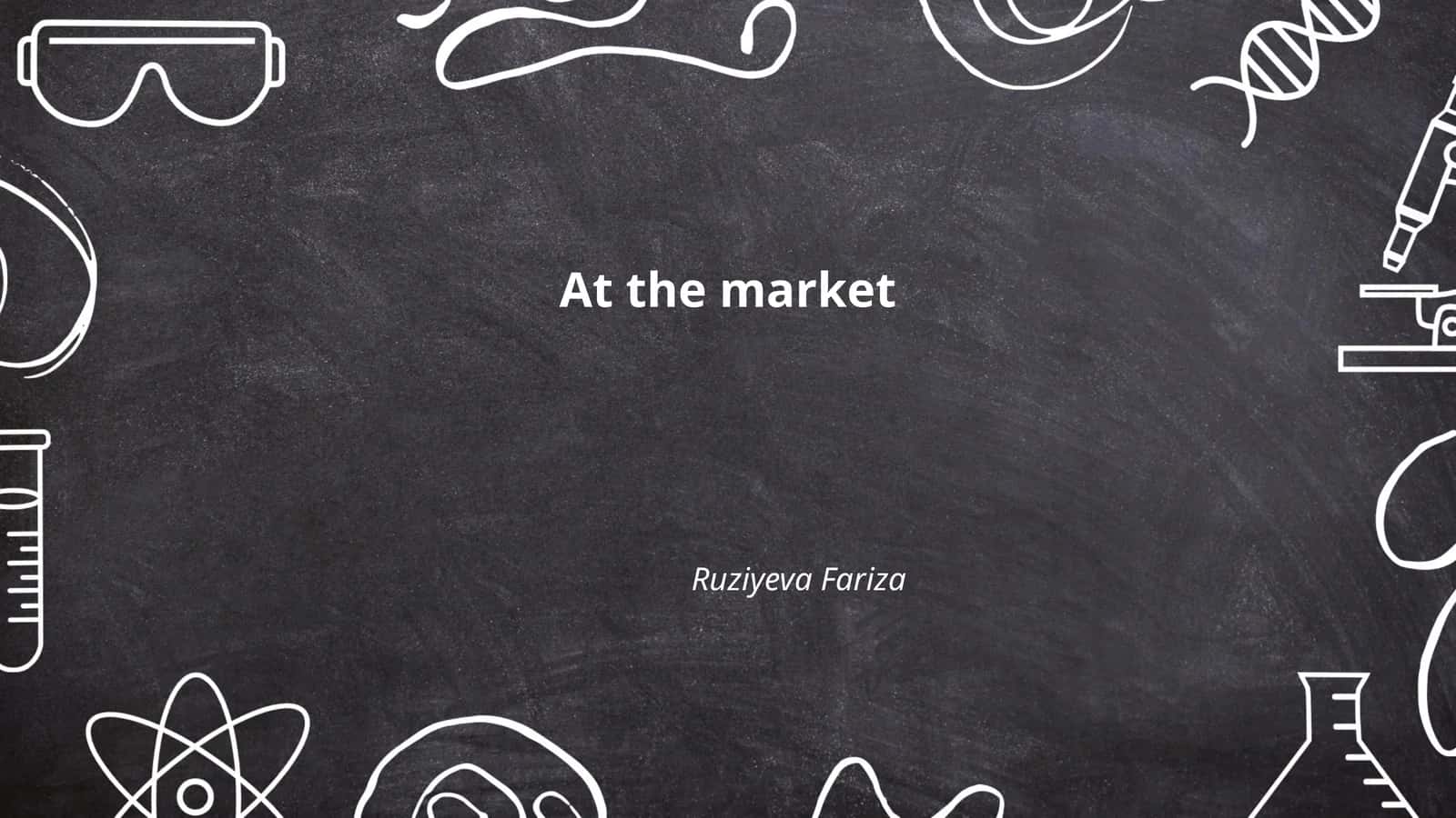 At the market 1