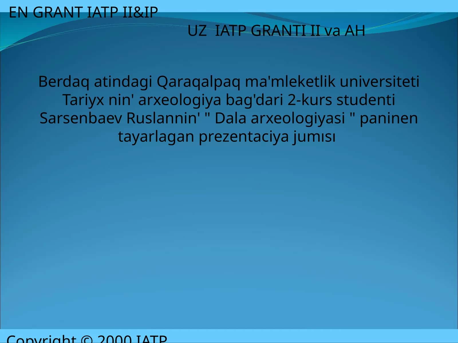 Mizdakxan arxeologiyalıq kompleksi 1