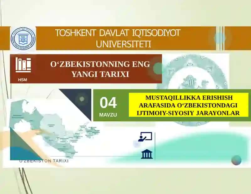 O‘zbekistonning eng yangi tarixi