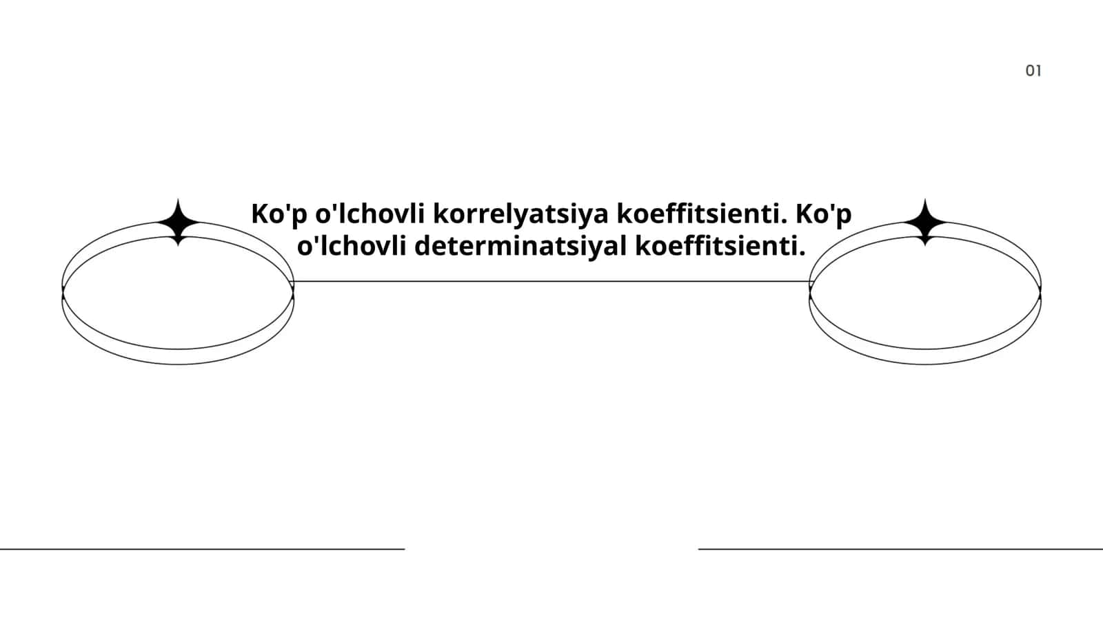 Ko'p o'lchovli korrelyatsiya va determinatsiya ko'rsatkichlari 1