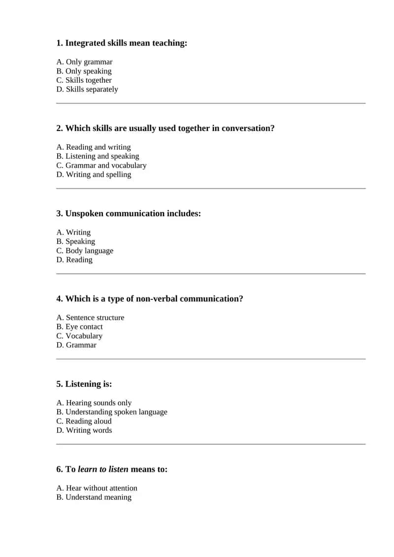 Integrated Skills in Language Teaching 1