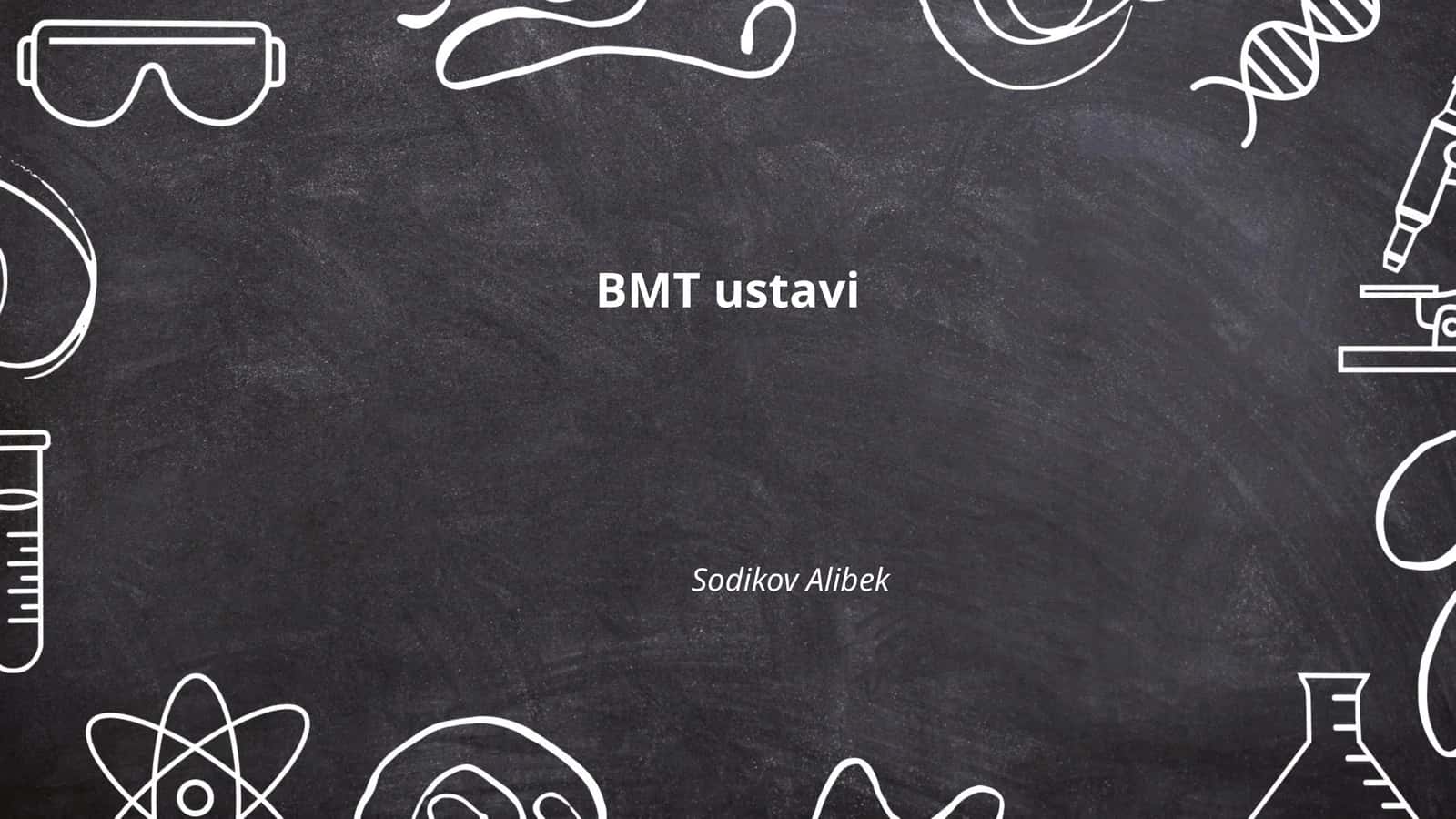 BMT ustavi 1