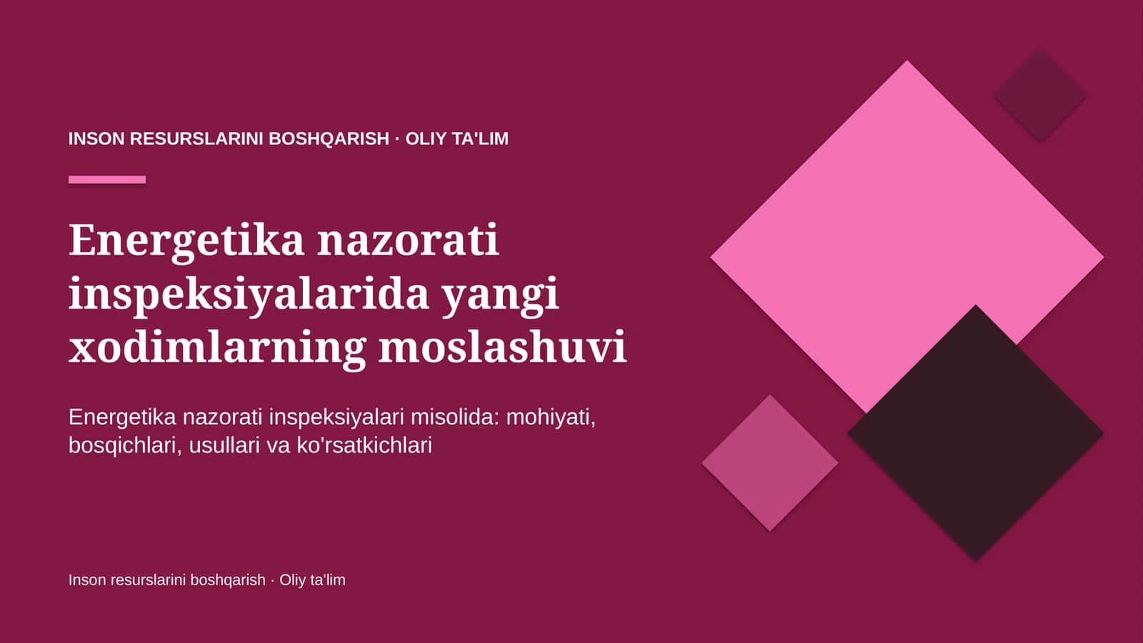 Energetika nazorati inspeksiyalarida yangi xodimlarning moslashuvi 1