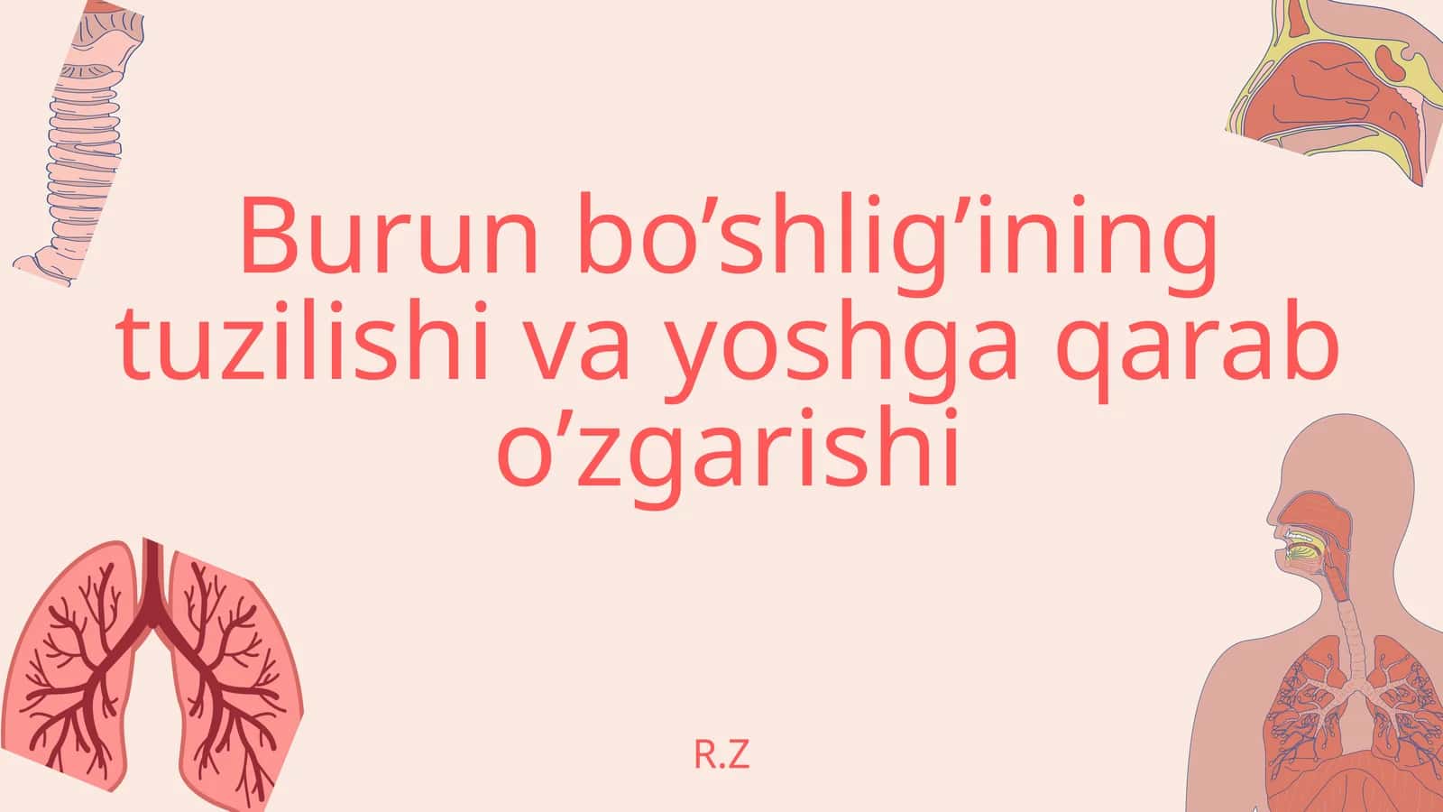 Nafas olish sistemasi va hiqildoq 1