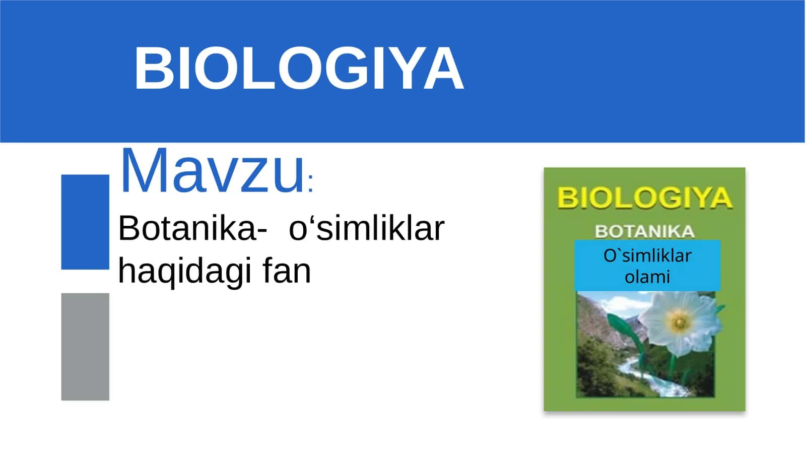 Botanika-o‘simliklarhaqidagifan 1