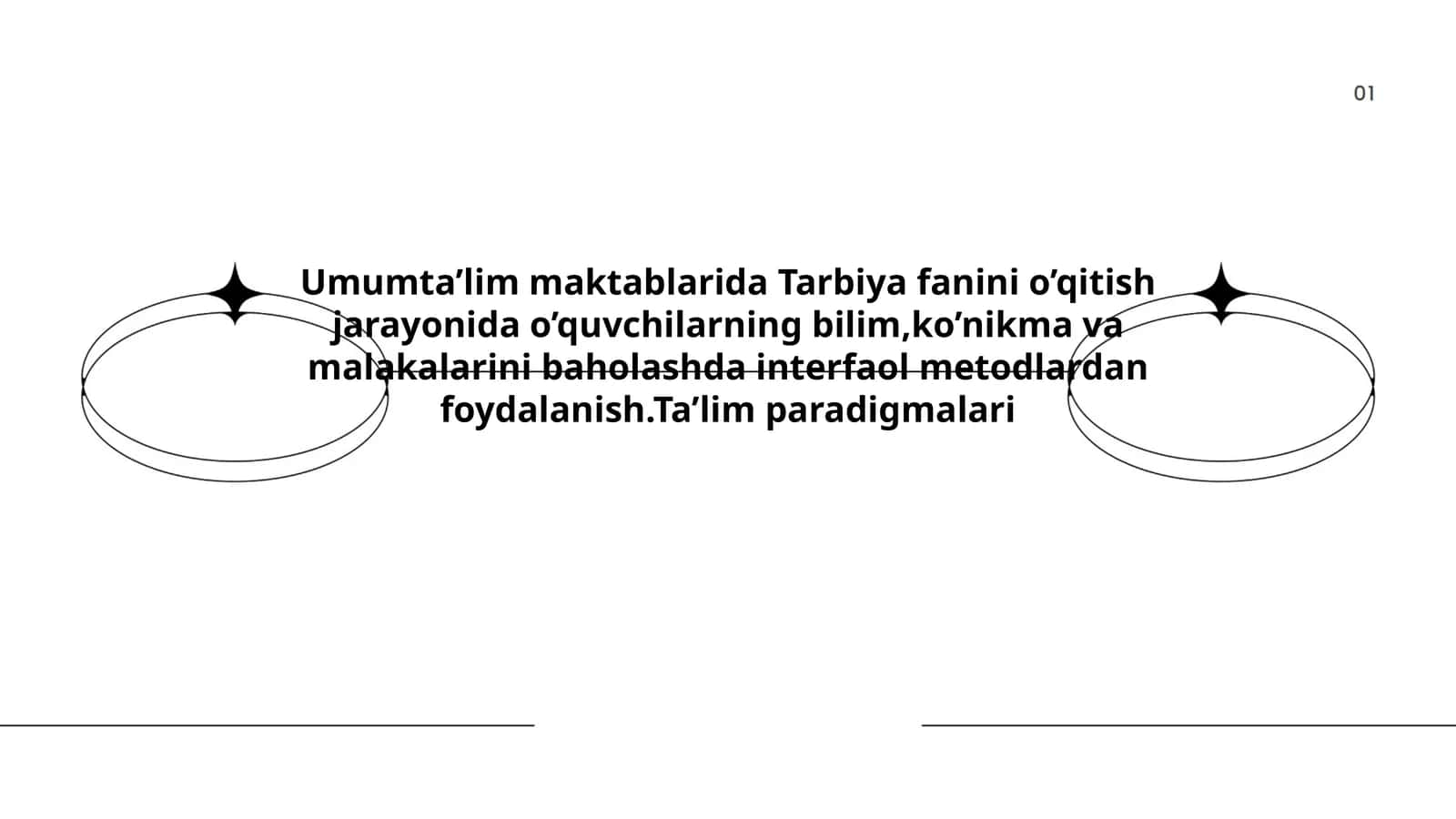Tarbiya fanini o’qitish metodologiyasi 1