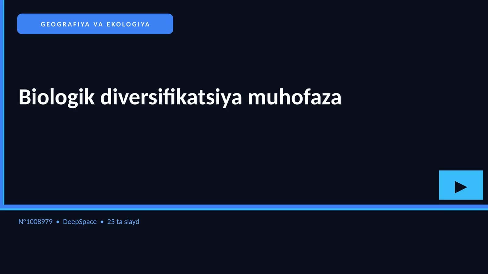 GEOGRAFIYA VA EKOLOGIYA 1