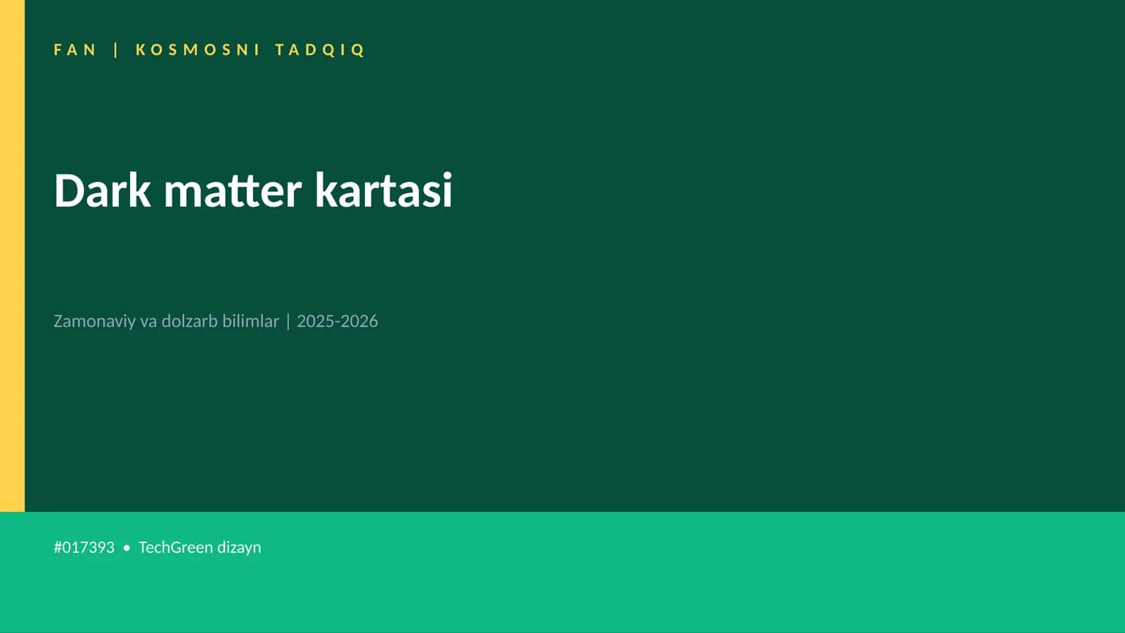 Dark matter kartasi 1