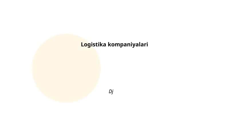 Logistika kompaniyalari 1