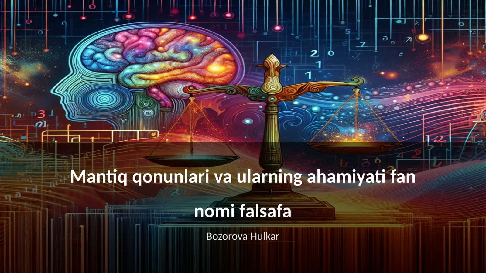 Mantiq qonunlari va ularning ahamiyati 1