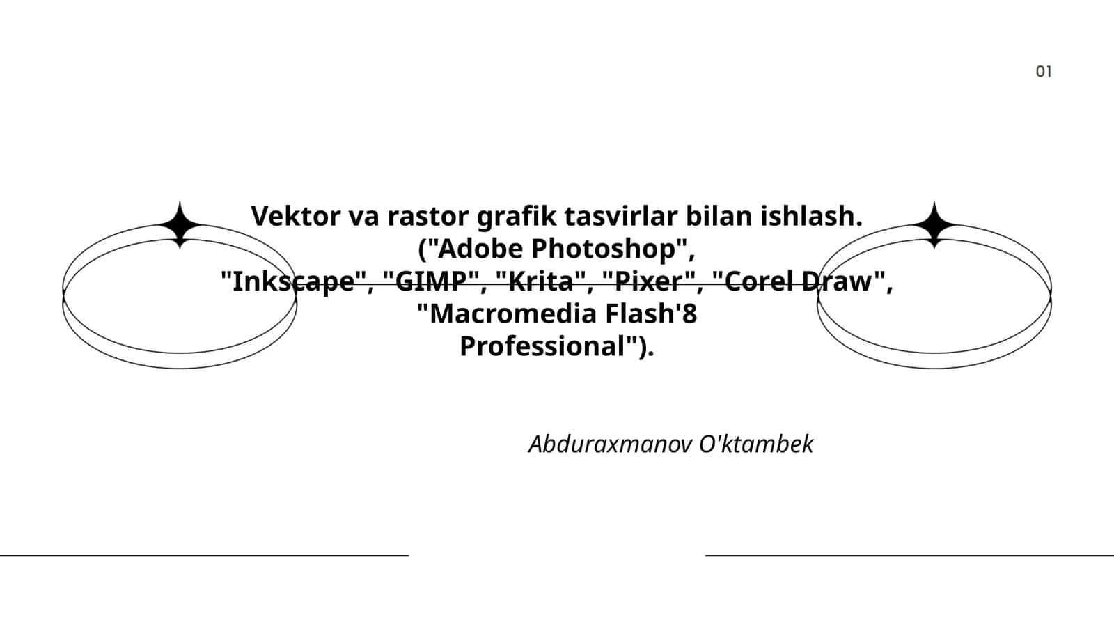 Vektor va rastor grafik tasvirlar bilan ishlash 1