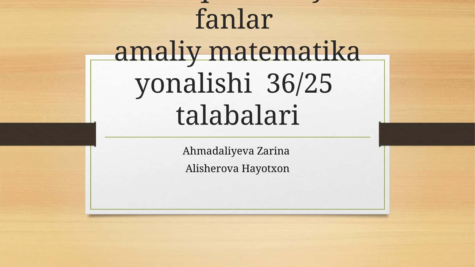 Shaxsiy kompyuter tuzilishi 1