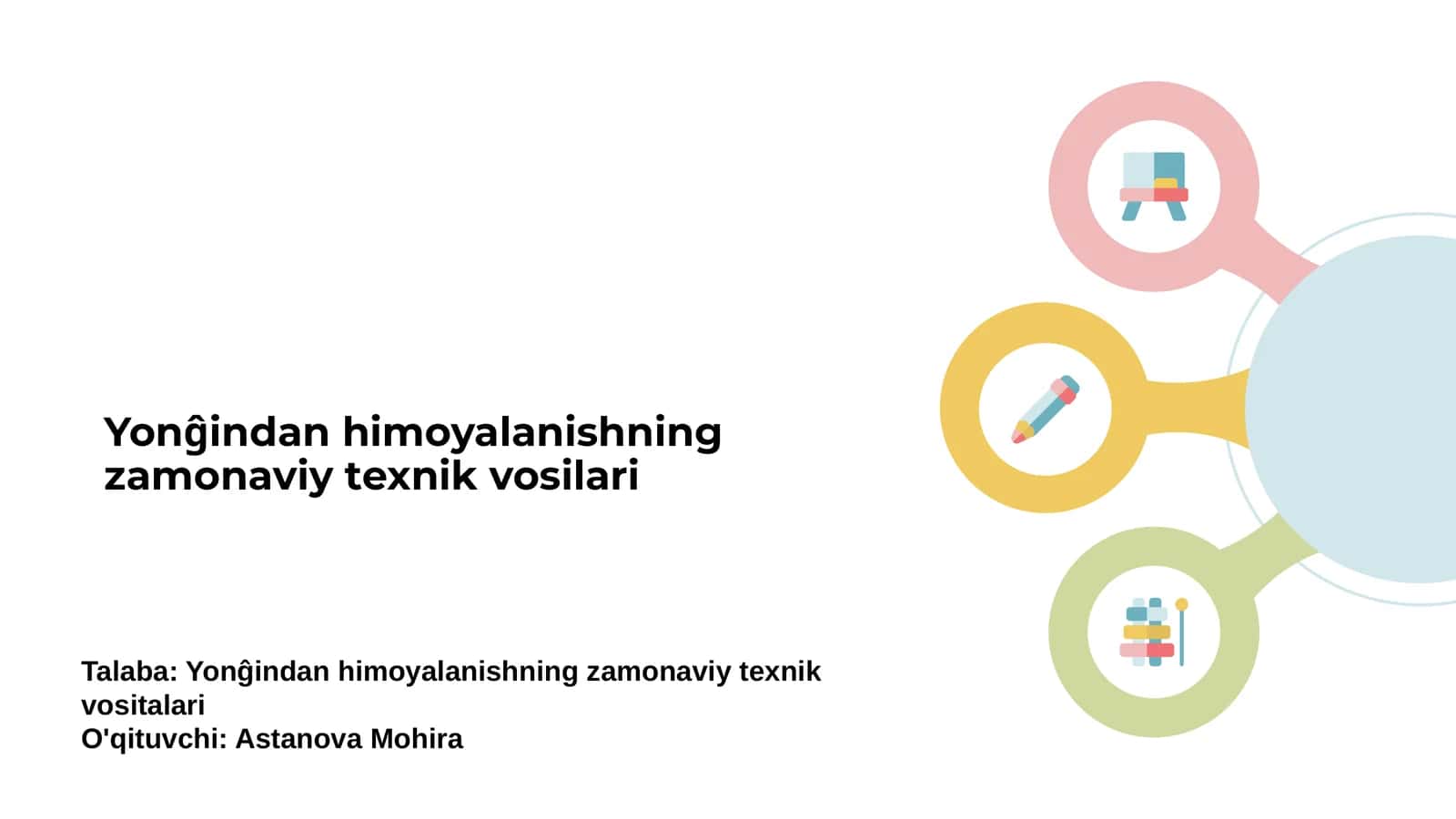 Yong'indan himoyalanishning zamonaviy texnik vosilari 1