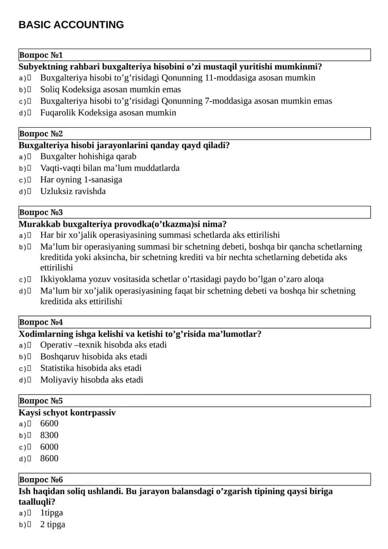 BASIC ACCOUNTING 1