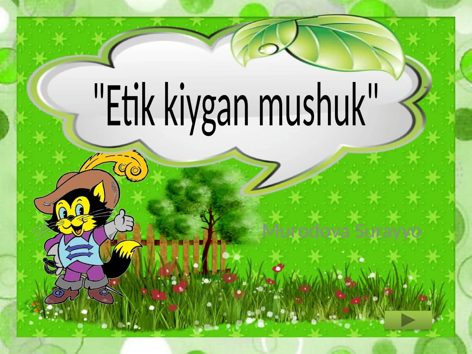 Etik kiygan mushuk 1