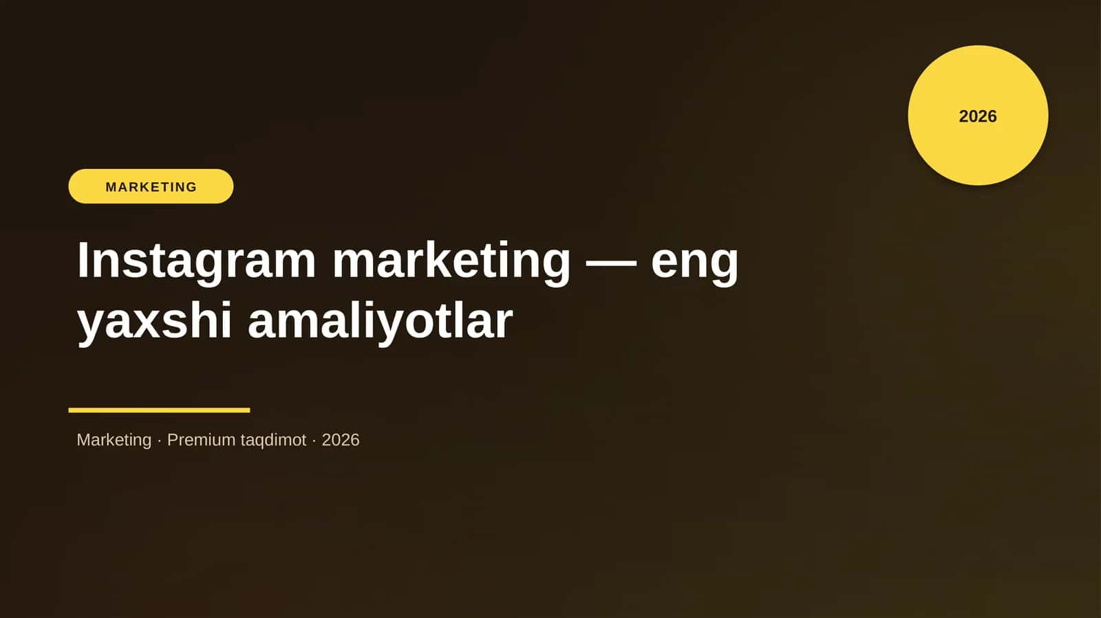 Instagram marketing — eng yaxshi amaliyotlar 1