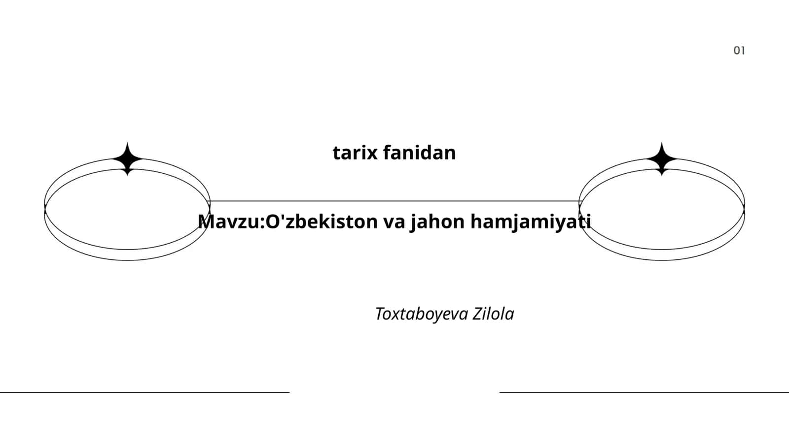 O'zbekiston va jahon hamjamiyati 1